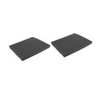 DOITOOL Lot de 2 Éponges Biodégradables pour Aquarium 50 X 50 Cm Trou Central