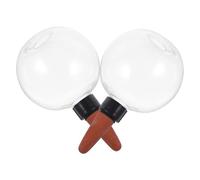 DOITOOL Lot de 2 Globes D’Arrosage Automatiques 500Ml pour Plantes D’Intérieur ’Extérieur Système Goutte à Goutte en Eau Arroseur Automatique pour Succulentes et Jardinage Vacances