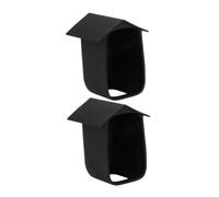 DOITOOL Lot de 2 housses de protection résistantes aux intempéries pour caméras de sécurité - Design élégant et durable - Utilisation en extérieur - Grand angle - Protection fiable contre les rayures