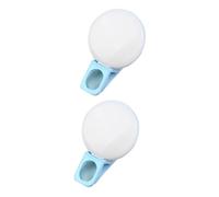 DOITOOL Lot De 2 Lampes LED pour Selfie Éclairage Plat pour Téléphone Mini Lampe Universelle À Clipser
