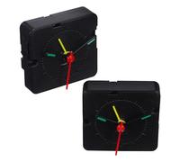 DOITOOL Lot de 2 mouvements d'horloge à quartz de remplacement : mécanisme de réveil, outil de réparation de haute précision pour la maison