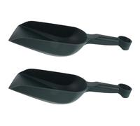 DOITOOL Lot de 2 pelles de Jardinage Portables : truelle Plate pour Creuser et Planter, Pelle à terreau, Mini-Outil pour bonsaï, pour Plantes succulentes et pour Le Nettoyage des massifs.