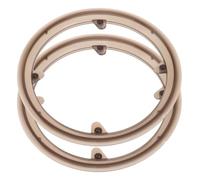 DOITOOL Lot de 2 Protège-chaînes en Plastique Marron pour VTT, Cache-pignon 42 Dents 4 Trous, Couvercle de Plateau Vélo Robuste, Protection pour Transmission de Vélo Tout Terrain