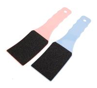 DOITOOL Lot de 2 Râpes à Pieds Incurvées en Ps pour Exfoliation des Peaux Mortes, Outil Portatif pour Soin des Pieds, Séchage Rapide Grâce Crochet Intégré