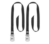 DOITOOL Lot de 2 Sangles Antidérapantes Réglables en Nylon pour Pédales de Vélo D’Appartement et VTT, Accessoires Fitness Musculation pour Repose-Pieds, Remplacement Pratique