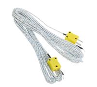 DOITOOL Lot de 2 Sondes de Température Thermocouple de Type K Câble en Fibre de Verre et Abs, Haute Précision et Résistance Thermique Avancée, pour Usage Domestique et Hvac