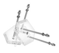 DOITOOL Lot de 2 Supports Muraux pour Planche de Skate en Acrylique Transparent, Support Réutilisable et Stable pour Rangement Suspendu, Porte-Skateboard Adapté Skateboard et Longboard,