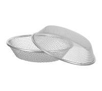 DOITOOL Lot de 2 Tamis à Terre en Métal Galvanisé 30 Cm Mailles 3 Mm et 6 Mm pour Tamiser Compost, Terreau et Sable, Outil Multifonction pour Jardinage, Rempotage et Horticulture