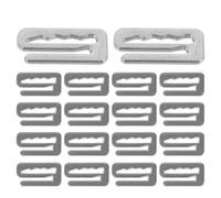 DOITOOL Lot de 20 Crochets en Alliage pour Cape de Barbier Pince à Tablier Compacte Clips de Fixation Professionnels pour Coupe de Cheveux en Salon ou Usage Domestique