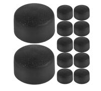 DOITOOL Lot de 20 Embouts en Plastique Noir 12,7 Mm pour Foot de Table, Accessoires de Protection Sécurisés, Compatibles Garçon et Filles, Pièces Détachées pour Jeux D'arcade et