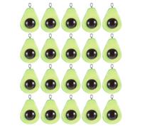 DOITOOL Lot de 20 Pendentifs Avocat Soi-même en Résine Imitation, Grand Noyau, Accessoires pour Fabrication de Bijoux Diy, Colliers et Bracelets Artisanaux, Charmant et Polyvalent