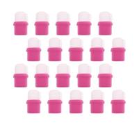 DOITOOL Lot de 20 Protège-doigts Réutilisables en Silicone et Plastique pour Manucure, Confortables à Porter, pour Retirer le Vernis Semi-permanent Chez Soi Salon