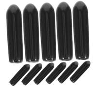 DOITOOL Lot De 200 Embouts De Panier De Lave-vaisselle 3 Mm En Plastique Noir, Protections D'extrémité Anti-rayures, Accessoires Solide Pour Panier De Lave-vaisselle