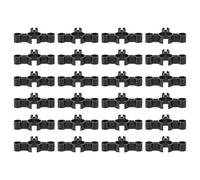 DOITOOL Lot de 24 Clips Triples en Plastique Noir pour Bouteille de Vin, Support Solide et Sécurisé, pour Fête et Décoration de Bougies