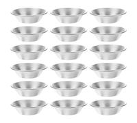 DOITOOL Lot De 25 Moules À Pâtisserie En Aluminium Antiadhésif Moules À Tartes Aux Œufs Réutilisables 2.76 in Mini Moules À Tartelette Pour Cupcakes Muffins Et Desserts Maison
