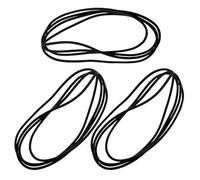 DOITOOL Lot de 3 Bandes Élastiques Caoutchouc 140 Cm pour Poubelles, Bandes Porte-paquet Résistantes et Épaisses, Maintien Stable des Paquet-poubelle, Réutilisables, Usage Domestique