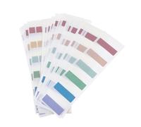 DOITOOL Lot de 3 Blocs-notes Adhésifs Fluorescents Grand Format, Moyen et Petit Format, Papier Autocollant Rétro, Notes de Service pour Bureau et École, Autocollants Mémo Pratiques