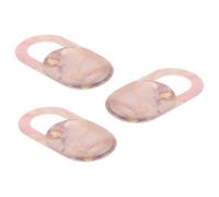 DOITOOL Lot de 3 Cache Webcam Coulissants pour Ordinateur Portable en Plastique Rose, Pratique et Minimaliste, Protège la Vie Privée sans Laisser de Trace
