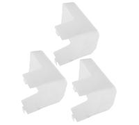 DOITOOL Lot De 3 Caches-Ampoules Pour Hotte Aspirante Protection Pour Lampe Abat-Jour Cache-Ampoule Blanc