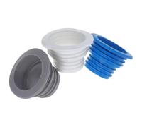 DOITOOL Lot de 3 Joints D'étanchéité Anti-odeur en Silicone Souple pour Tuyaux de Vidange Universels, Bouchons de Canalisation Salle de Bain la Cuisine, Protection Drain et Solide,