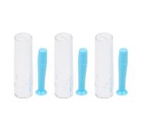 DOITOOL Lot de 3 Outils de Retrait pour Lentilles de Contact en Silicone Surface Antidérapante Usage Confortable Quotidien Voyage