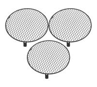 DOITOOL Lot de 3 protections pour lampes chauffantes en terrarium | Abat-jour de protection en maille anti-brûlure de 14,3 cm | Grille de ronde en fer pour aquariums à reptiles