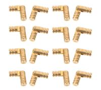 DOITOOL Lot de 30 Charnières Cylindriques Invisibles en Cuivre 5 X 22 MM pour Boîtes à Bijoux Charnières Dissimulées en Cuivre pour Meubles et Boîtes en Bois Fixes pour Bricolage et