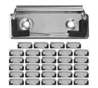 DOITOOL Lot de 30 pinces à documents pour porte-documents : pièces de rechange de 7,5 cm - Pinces à - Fixation robuste pour feuilles de papier - Idéales pour le rangement de dossiers au bureau ou