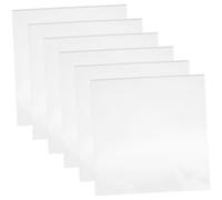 DOITOOL Lot de 30 Pochettes de Protection pour Disques Vinyles Autocollantes Taille Moyenne Transparentes, Accessoires Essentiels pour Collectionneurs de Vinyles, Protection Efficace