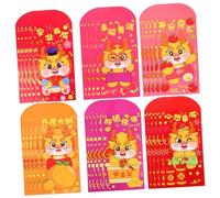 DOITOOL Lot De 30 Sachets Rouges Pour Nouvel An Lunaire Enveloppes Rouges Pour Le Festival Du Printemps Pochettes Pour Vœux Pochettes Traditionnelles Enveloppes