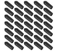 DOITOOL Lot de 300 Capuchons de Sortie en PVC Noir pour Tuyaux D'aquarium, de Bruit et Compatibilité, pour Aquarium de Bureau et Tuyaux de Pompe à Air
