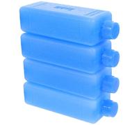 DOITOOL Lot de 4 Blocs Réfrigérants pour Glacière Mini, Blocs de Glace Réutilisables pour Ventilateur D’air Frais, Taille Petite, pour Camping et Bureau, Accessoires