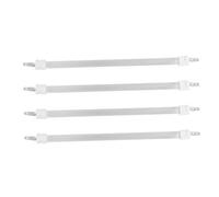 DOITOOL Lot De 4 Éléments Chauffants pour Poêle Tube De Chauffage À Quartz De Remplacement Ampoule De Chauffage De Remplacement Blanc
