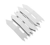 DOITOOL Lot de 4 Pinces de Maintien Multifonctions Travail du Outils de Positionnement Griffes de Serrage Robustes Argentées Compatible avec Établi Ensemble de 4 Pièces