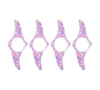 DOITOOL Lot de 4 Porte-Pages pour Livre à Onglets en Résine Support de Page pour Pouce Réutilisable Ouvre-Livre Pratique pour Lecture Confortable et Décorative