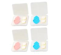 DOITOOL Lot de 4 Protections Plastiques pour Boutons de Tablette Lumineuse Led, Couvercles de Protection de Cœur, Compatibles A3 A4, Couleurs Bleu et Rose, Accessoire Solide pour Dessin