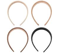 DOITOOL Lot de 4 Serrage-têtes en Raphia Tressé Style Rotin, Accessoires Coiffure Élégants pour Femmes, Empêchent Cheveux de S’éparpiller, Design Unique et Généreux Couleur Aléatoire