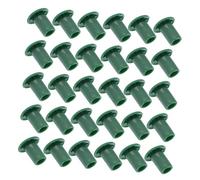 DOITOOL Lot de 48 Protecteurs De Tiges en Plastique pour Jardin, Capuchons De Canne en Bambou Sécurisés, Couvre-Coins pour Supports De Plantes, Accessoires De Protection D’Angle pour Usage Extérieur