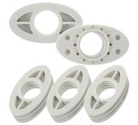 DOITOOL Lot de 5 Becs Verseurs Étanches Gris pour Bouillottes d'Eau Chaude Petit Bec de Remplissage Portable Anti-Fuite Accessoire pour Paquet Isothermes Remplacement Pratique pour