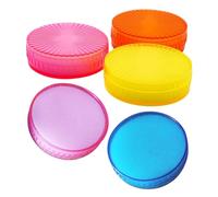 DOITOOL Lot de 5 Éponges Cylindriques pour Compter L'Argenté Humidificateurs de Doigts pour Bureaux et Banques Mousse Absorbante Multicolore pour Gestion des Billets Outil de Comptage