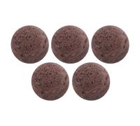 DOITOOL Lot de 5 Pierres volcaniques pour poêle de Sauna - Pierres de Remplacement pour Sauna - Pierres de Chauffage à Vapeur Naturelles de 4 cm pour hammams intérieurs