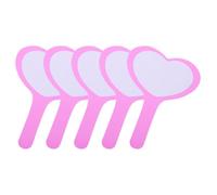 DOITOOL Lot de 5 Planches à Bras Effaçables à Sec 20x28 Cm, Tableau de Score Unilatéral de Cœur, Panneaux D’Affichage Portatifs Réutilisables pour Commission de Vote et Jeux en Plein Air