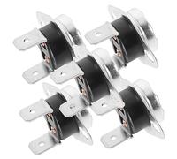 DOITOOL Lot De 5 Thermostats Pour Sèche-linge 250v 16a 85℃ Fusible Thermique De Protection Élément Chauffant De Remplacement Accessoires Électroménagers