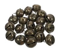 DOITOOL Lot de 50 Mini-grelots en Fer de 2,5 cm, Couleur Bronze Vintage, décoratifs et Fonctionnels pour la décoration de Sapin de Noël, de Mariage et l'apprentissage de la propreté du Chien.