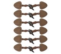 DOITOOL Lot de 6 boutons en corne pour manteaux - Accessoires de fermeture à coudre, fermetures rétro pour la confection de vêtements, manteaux, doudounes, pardessus et coupe-vent.