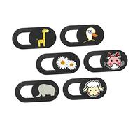 DOITOOL Lot de 6 Cache-caméras en Abs pour Ordinateur Portable et Tablette, Protection Pratique de Confidentialité sans Gêner L'utilisation Normale