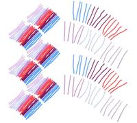 DOITOOL Lot de 6 Pelotes de Laine Acrylique Prédécoupées pour Crochet Fil Doux et Souple pour Tapisserie, Coussins et Tapis DIY Assortiment Couleurs Vives pour Travaux D’Aiguille