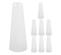 DOITOOL Lot de 8 bobines de Fil Coniques en Plastique pour Broderie, Accessoires de Tricot et de Tissage