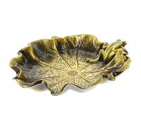 DOITOOL Lotus Shaped Metal Ink Tray For Calligraphy Lightweight Portable Durable Classic Desk Decoration
