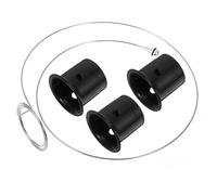 DOITOOL Loupe à Clip Noir pour Réparation de Montres Grossissement Précis, Construction Robuste en Verre et Métal, pour Travaux Détaillés et Bijoutiers